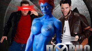 X-Men Parodie mit Nicole Charles und Xander in einer wilden Dreiernummer